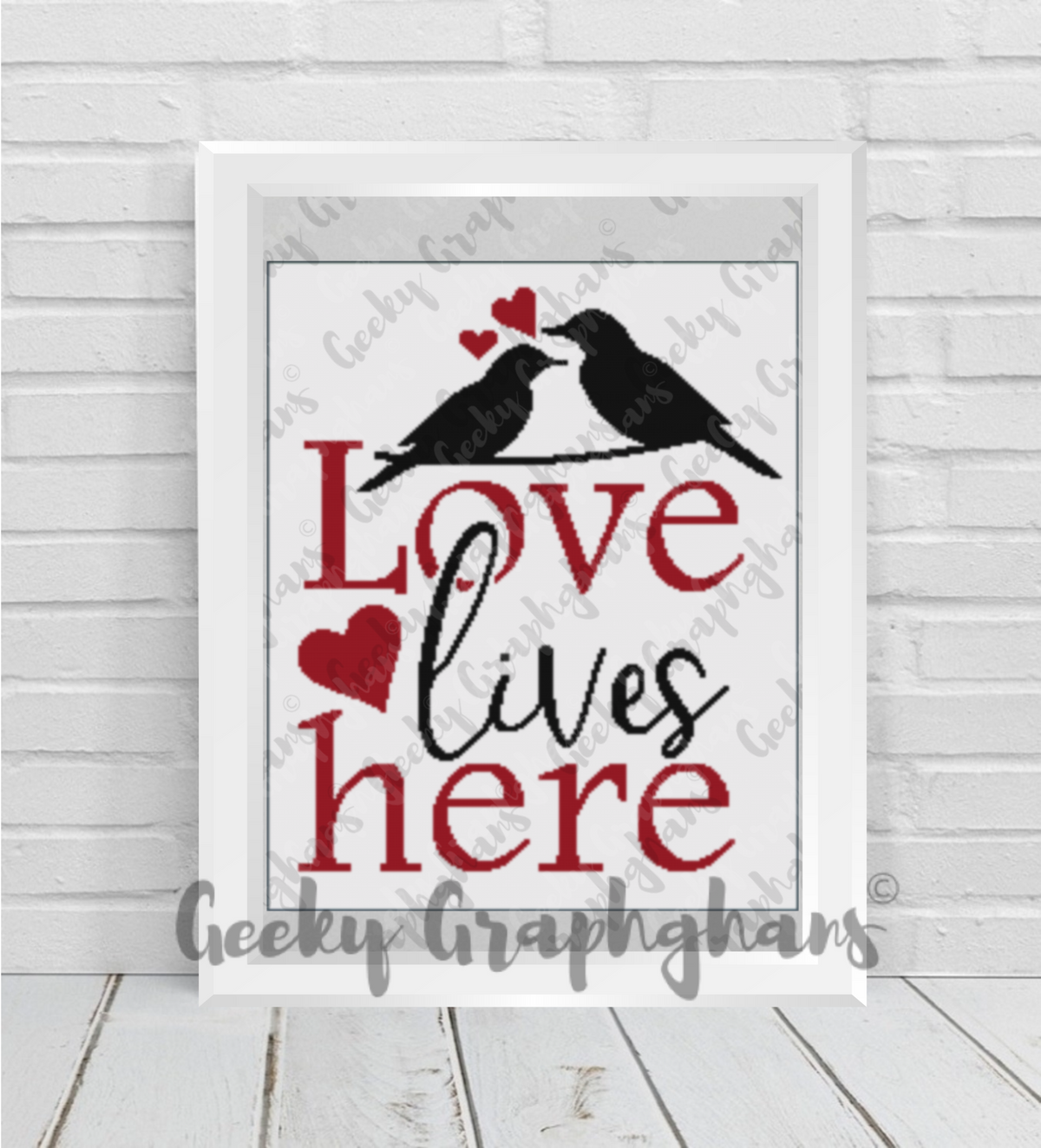 love lives here crochet pattern