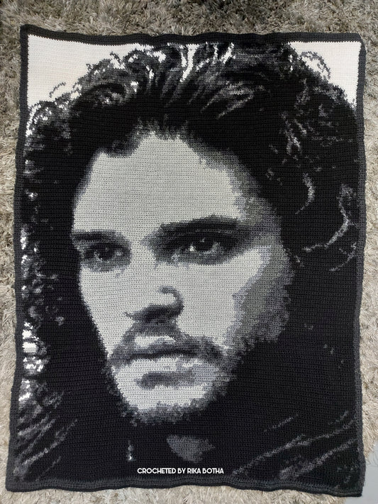 Kit Harrington Crochet Photoghan Pattern