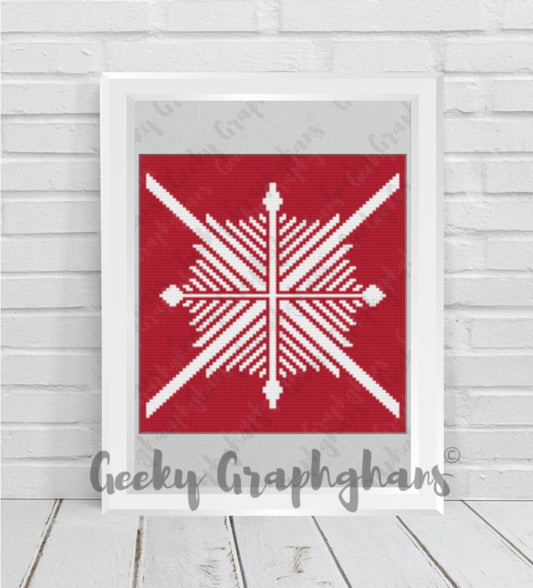 Snowflake Crochet Pillow Pattern