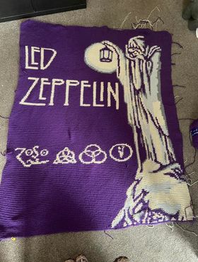 Led Zepplin IV Crochet Graphghan Pattern