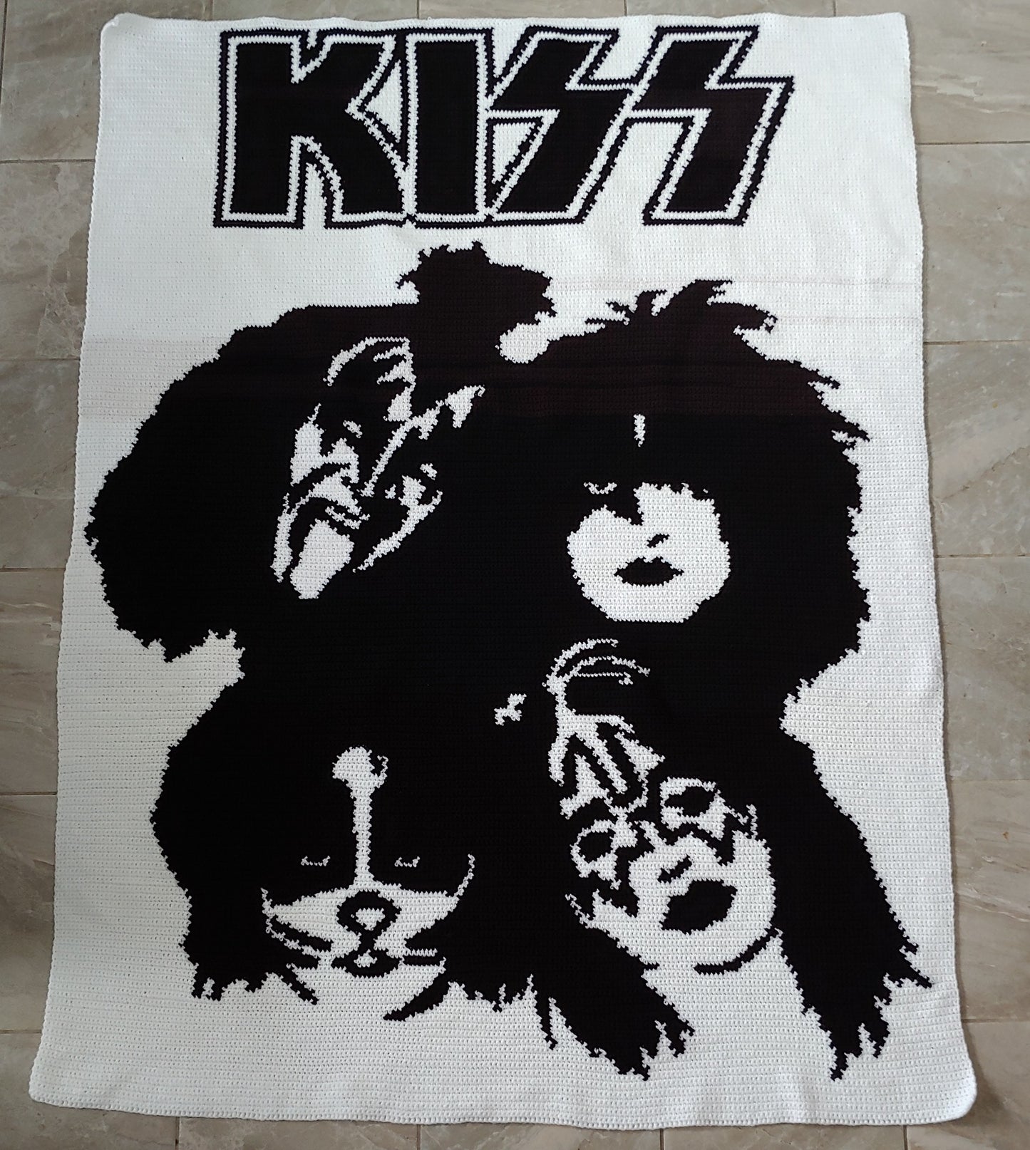 Kiss Band Inspired Cross Stitch Pattern