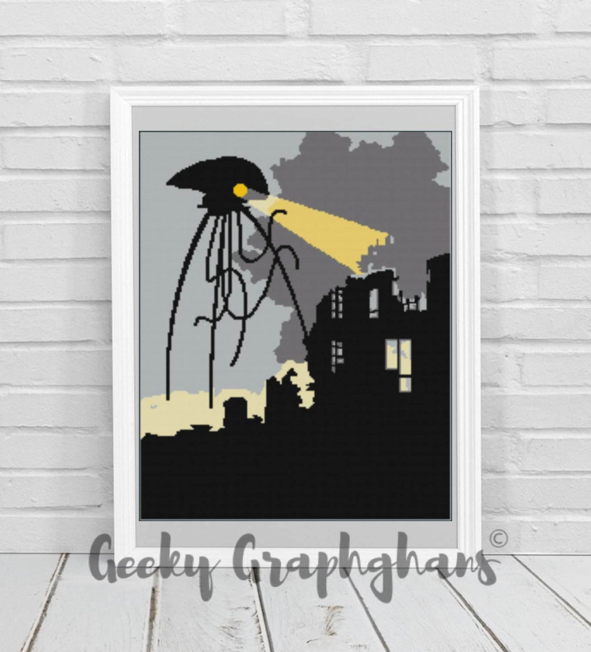 war of the worlds crochet graphghan pattern