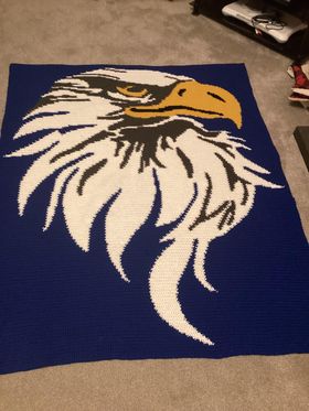 Grand Eagle Crochet Graphghan Pattern