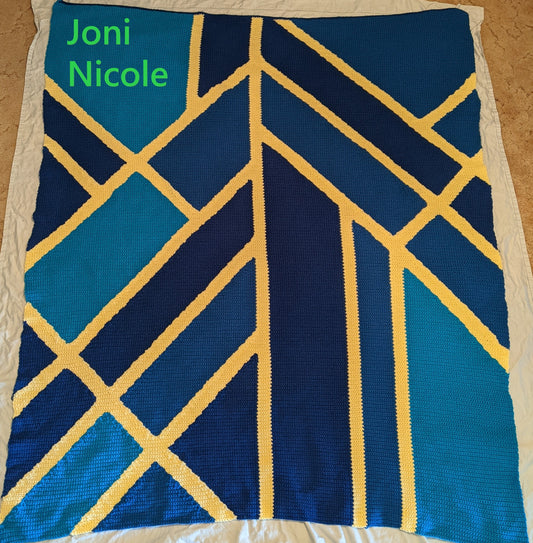 Art Deco Graphic Crochet Graphghan Pattern