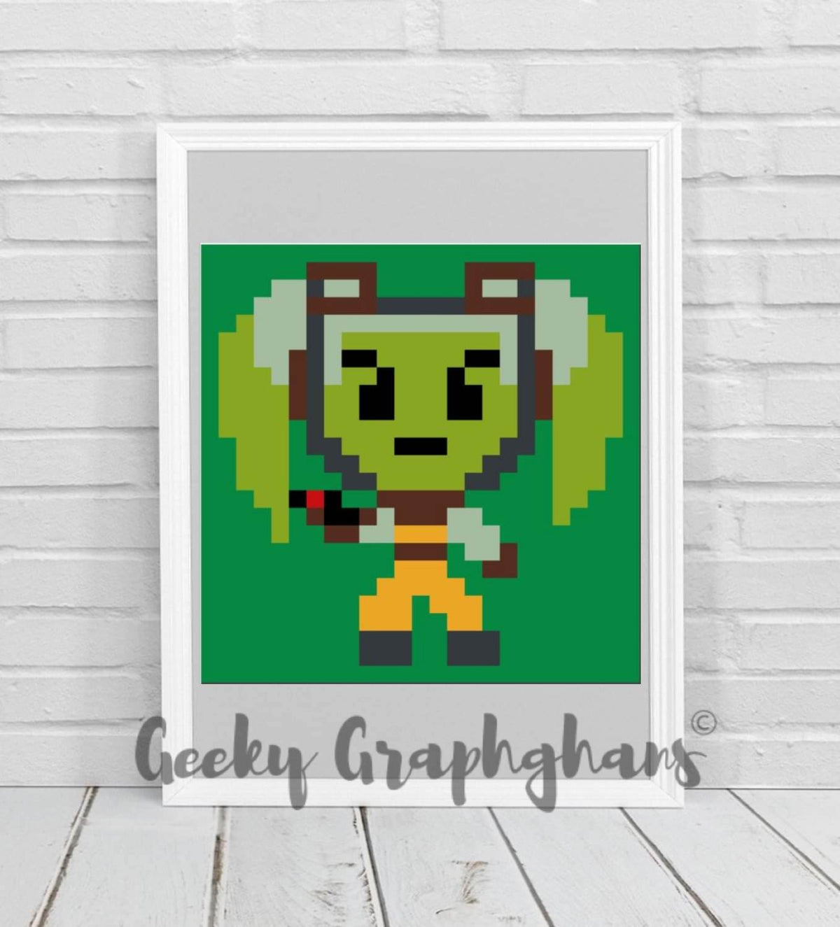 hera syndulla crochet pillow pattern c2c