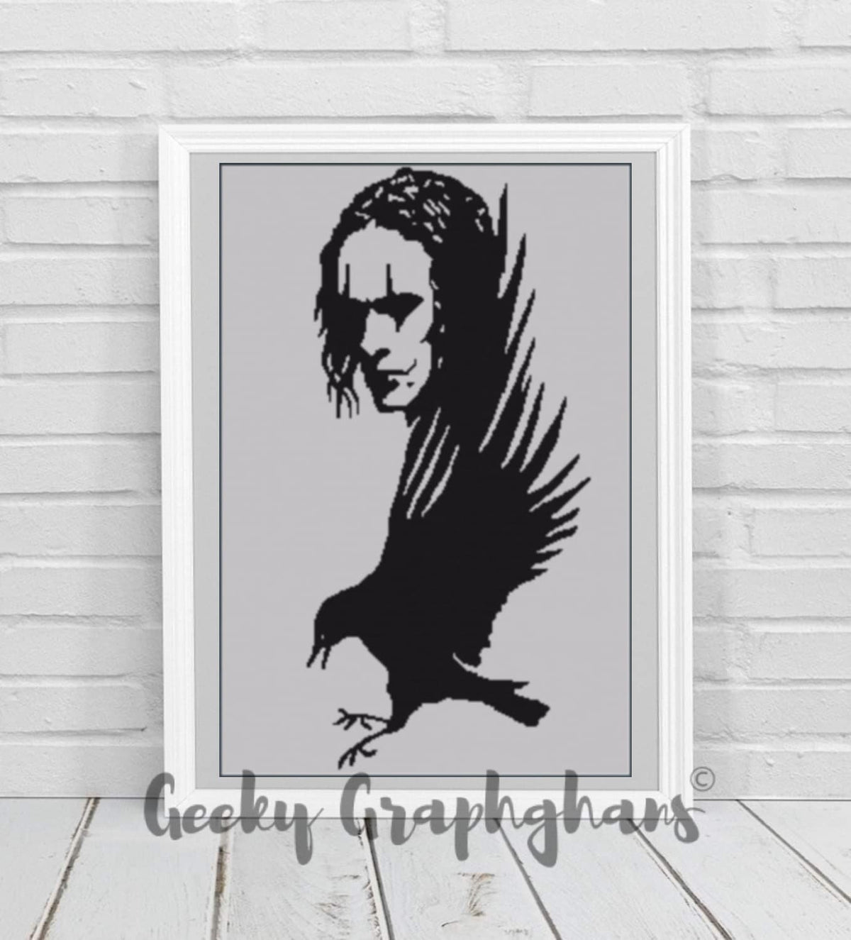 The Crow Brandon Lee Crochet Graphghan Pattern