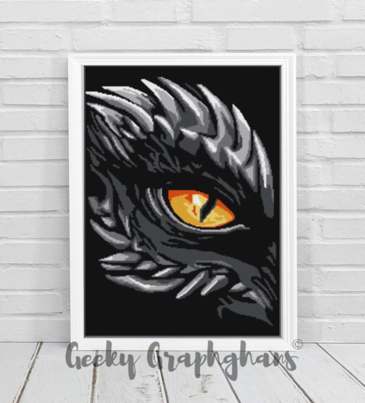 Dragon Eye Crochet GRaphghan Pattern