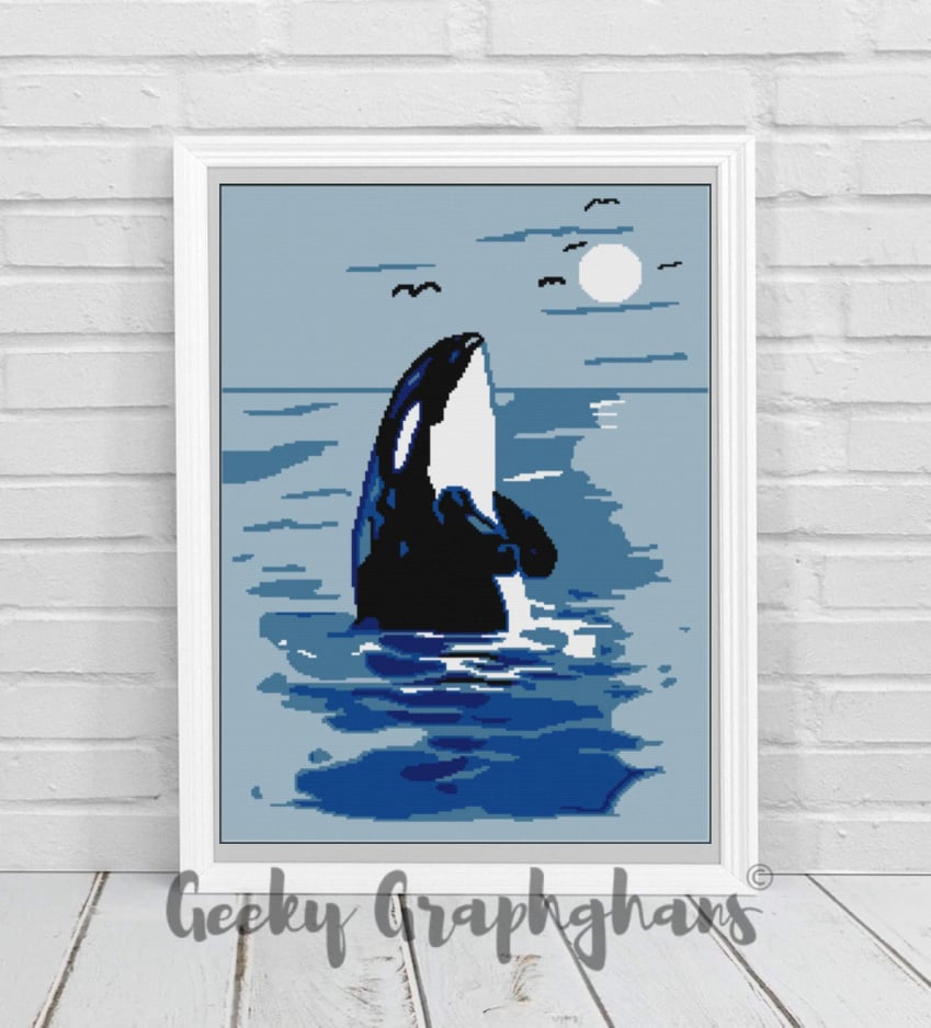 Moonlight Orca Crochet Graphghan Pattern