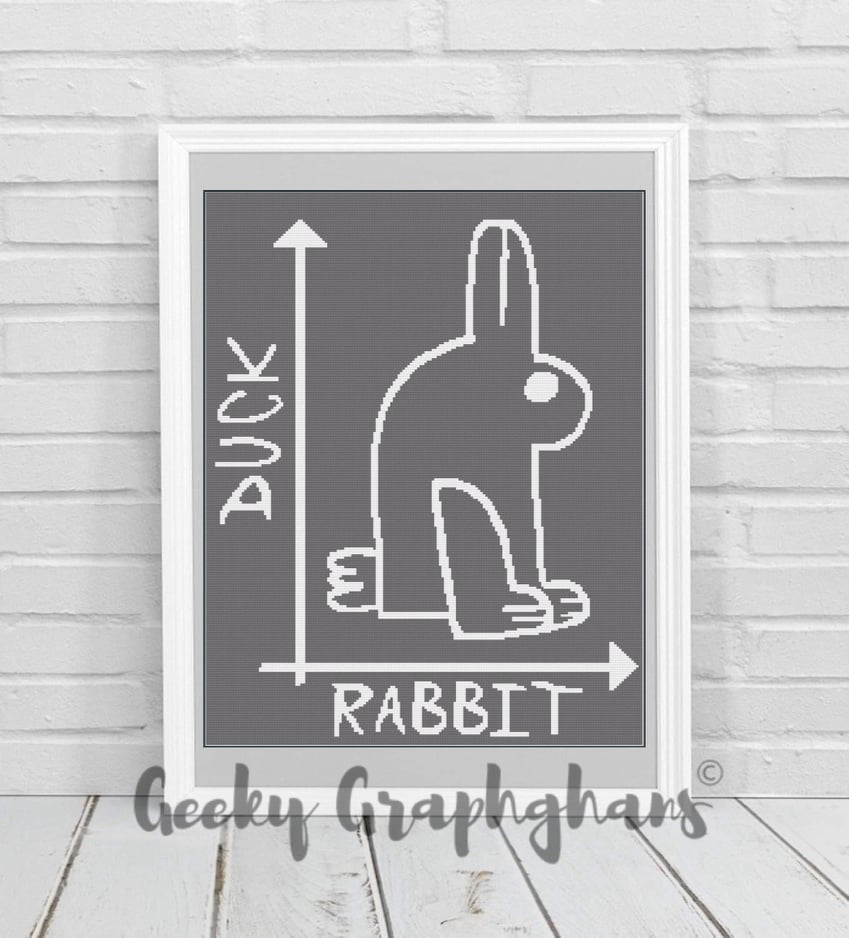 Duck/ Rabbit Crochet Graphghan Pattern