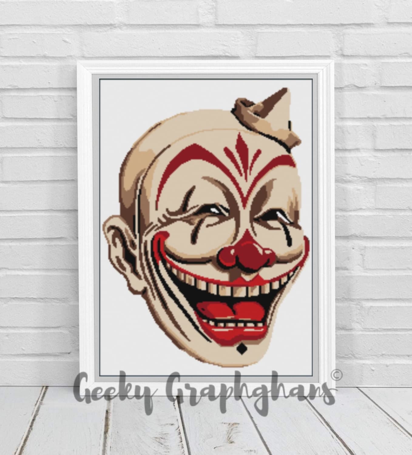 Clown Crochet Graphghan Pattern