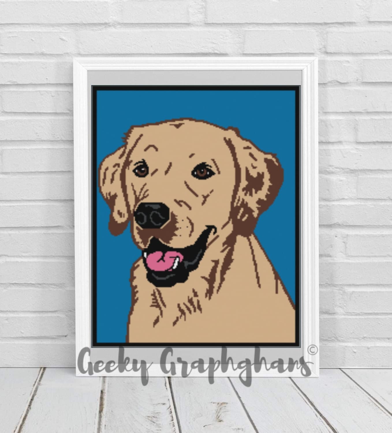 Labrador Crochet Graphghan Pattern