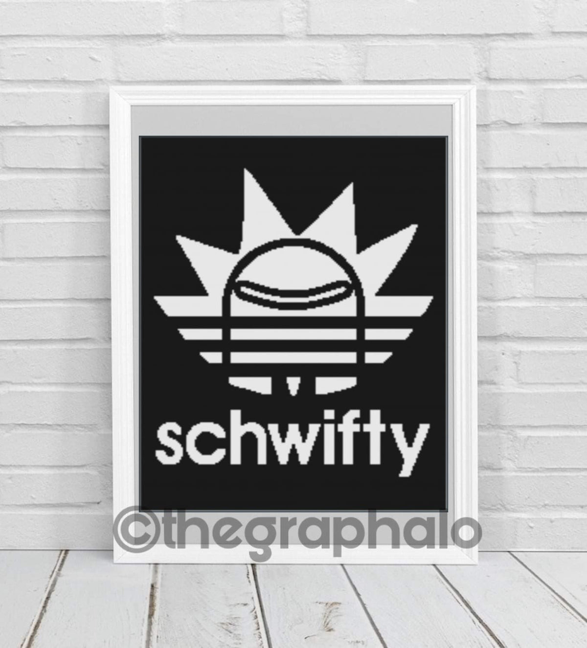 Cross Stitch Schwifty Pattern