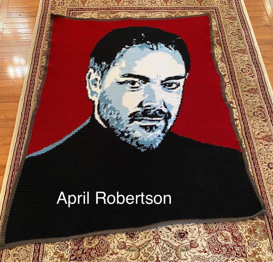 Mark Sheppard Crochet Photoghan Pattern