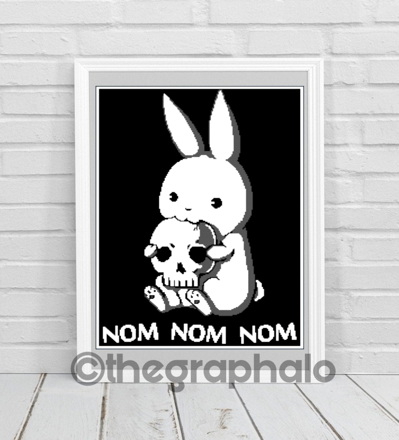 Bad Bunny: Nom Nom Nom Crochet Grapghan Pattern