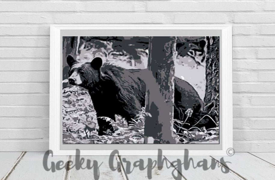 Bear Crochet Photo Graphghan Pattern