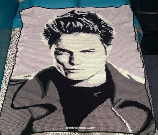 Robert Pattinson Crochet Photoghan Pattern