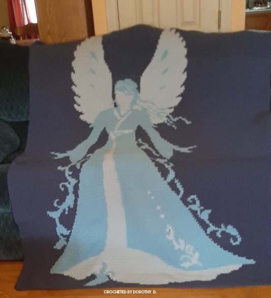 Guardian Angel Crochet Graphghan Pattern