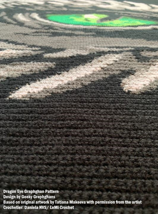 Dragon Eye Crochet Graphghan Pattern TSS Version