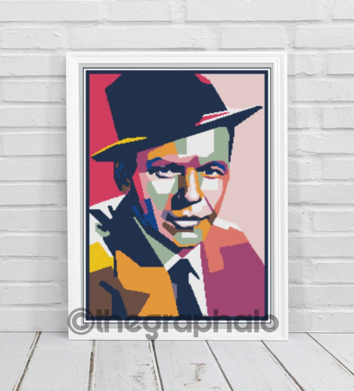 Frank Sinatra Crochet Graphghan Pattern