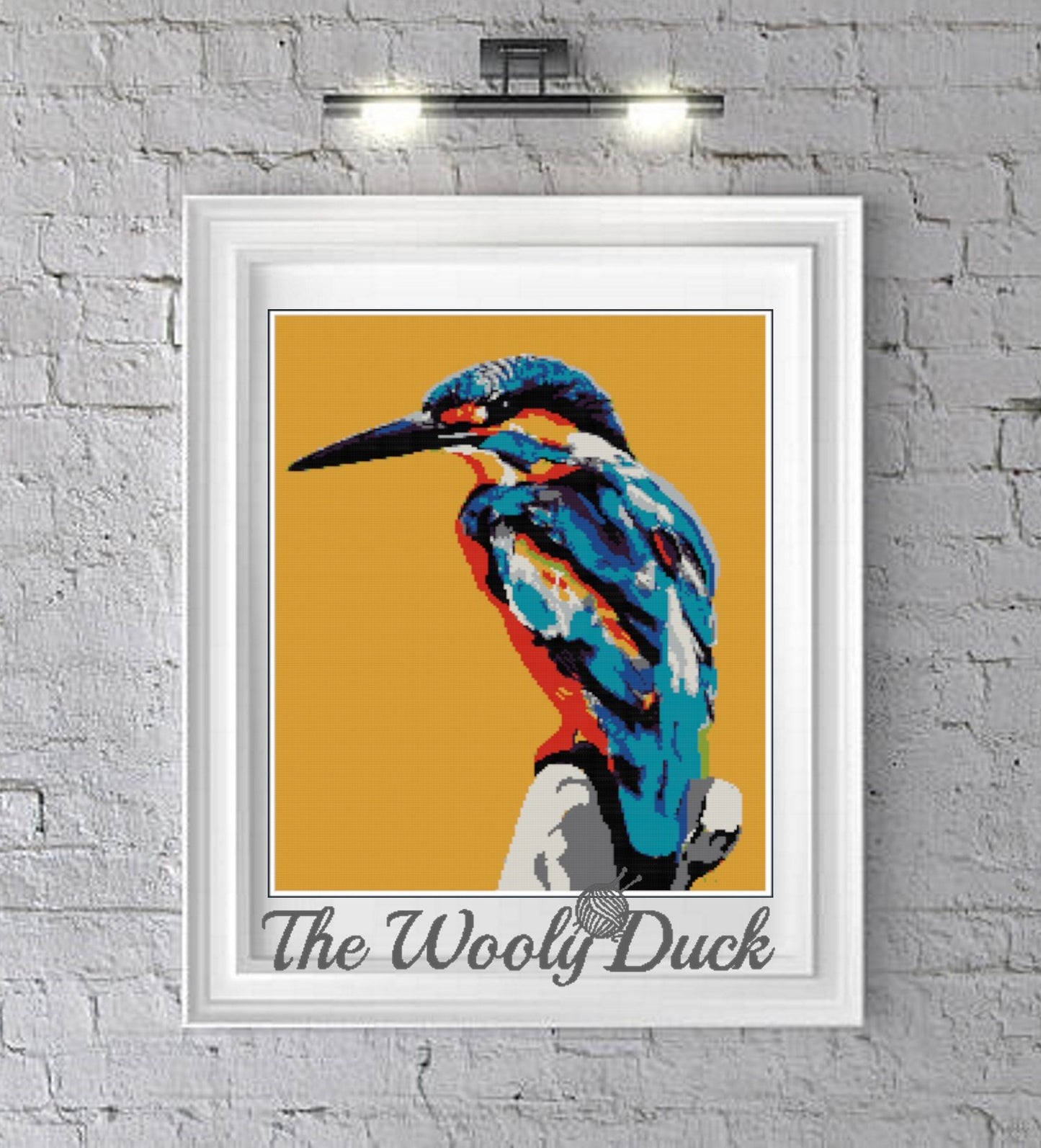 Kingfisher Crochet Graphghan Pattern SC 180 x 240