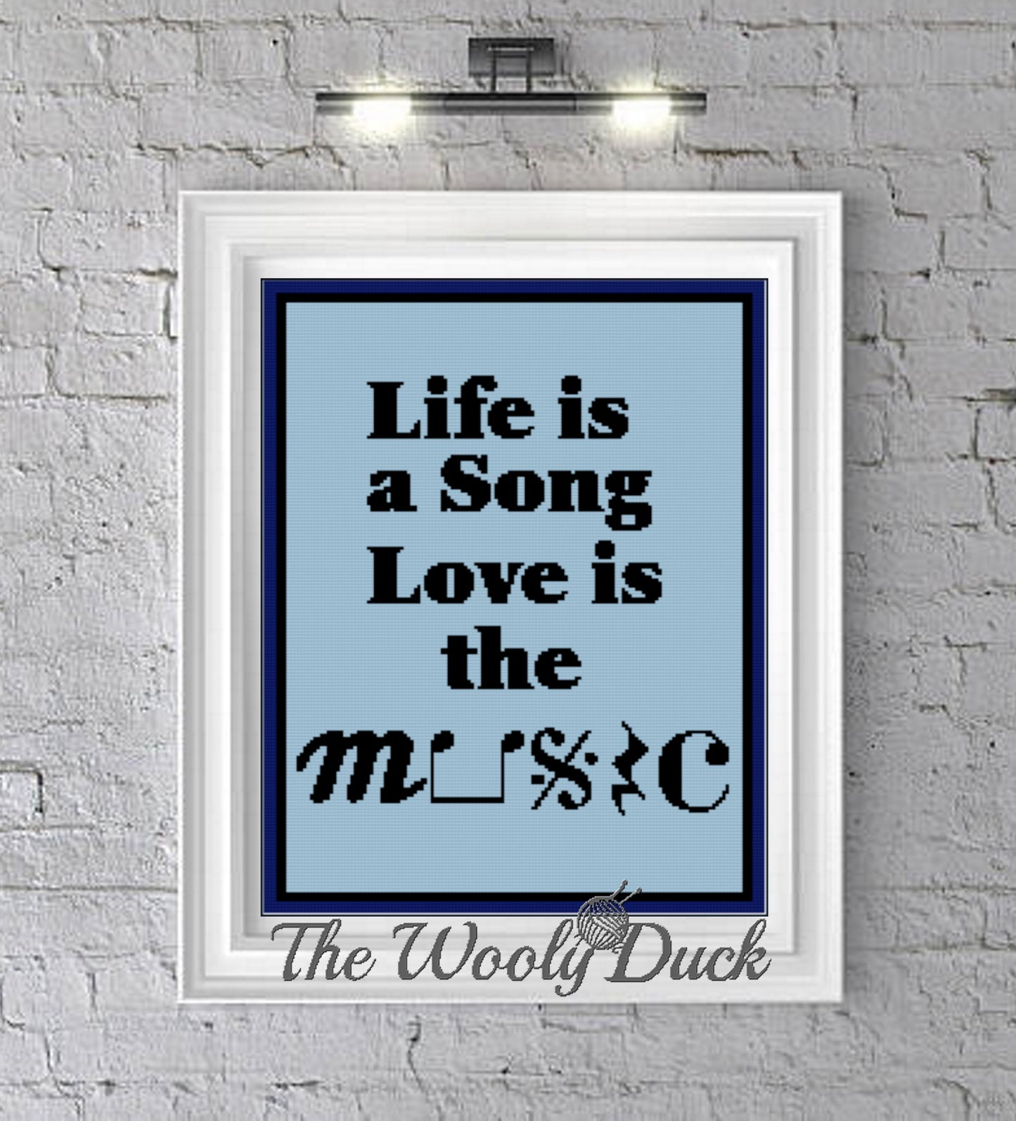 Life is a Song crochet graphghan pattern