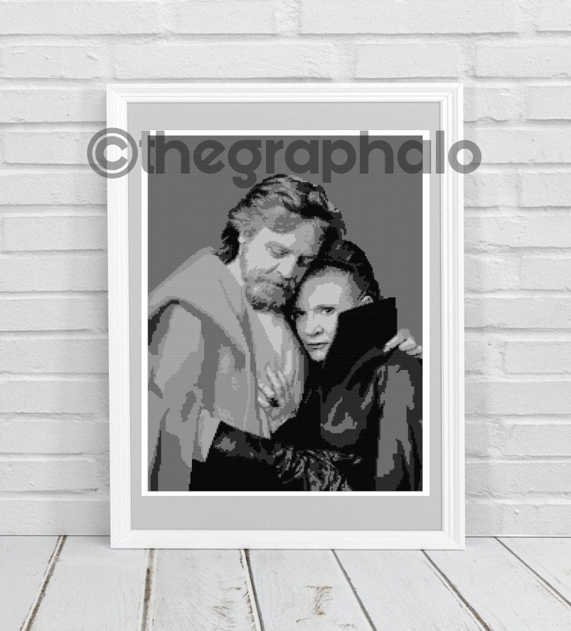 Skywalkers Photoghan Portrait Crochet Pattern SC 180 x 260