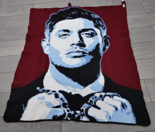 Dean Winchester Crochet Graphghan Pattern