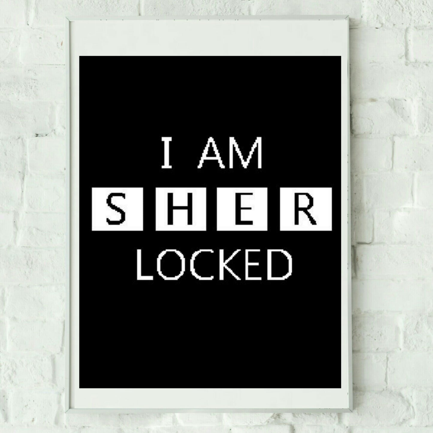 Sherlocked Graphghan Crochet Pattern SC 240 x 270