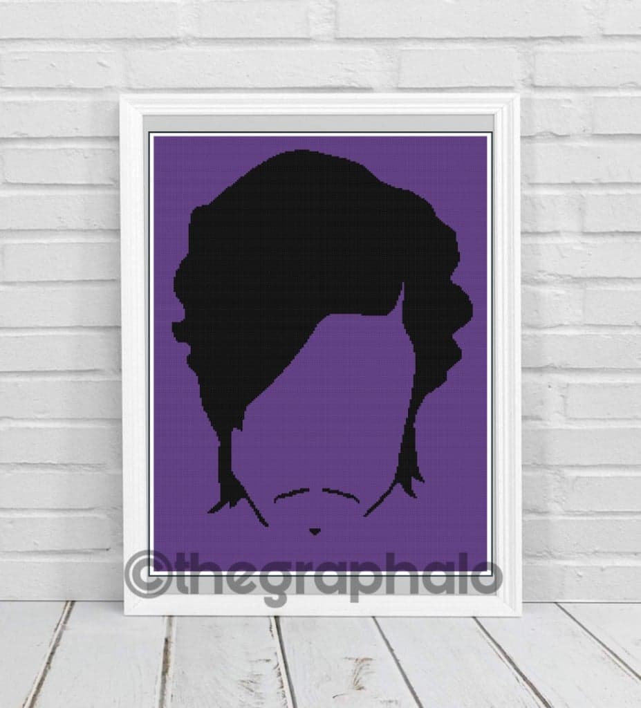 Purple Rain Crochet Grapghan Pattern SC180 x 260