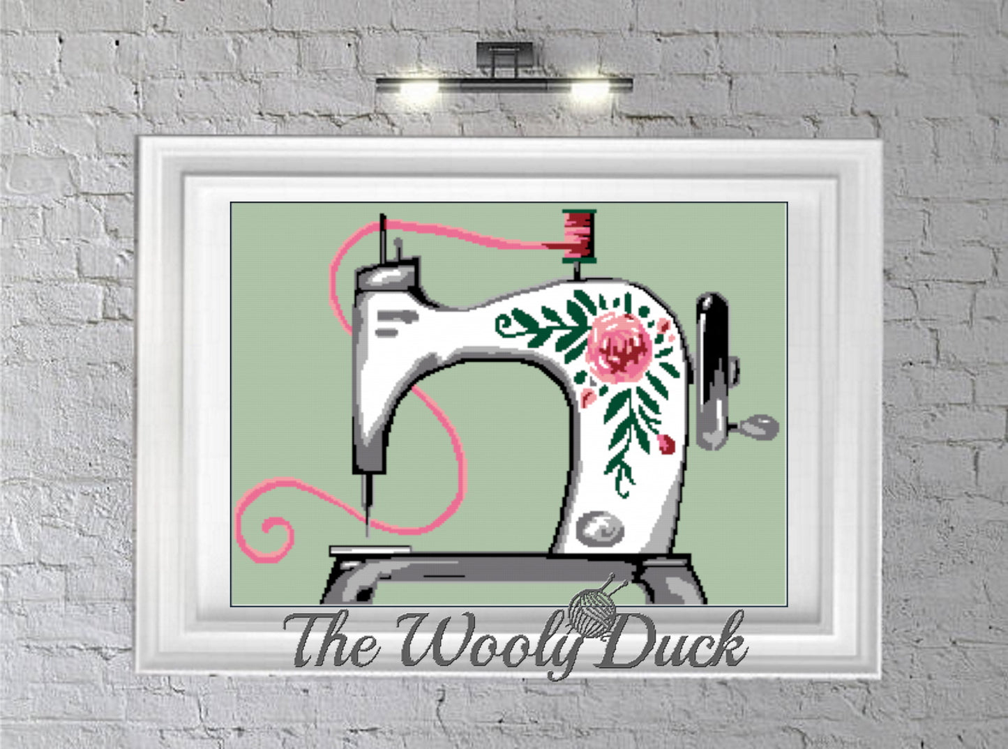Cross Stitch Sewing Machine Pattern