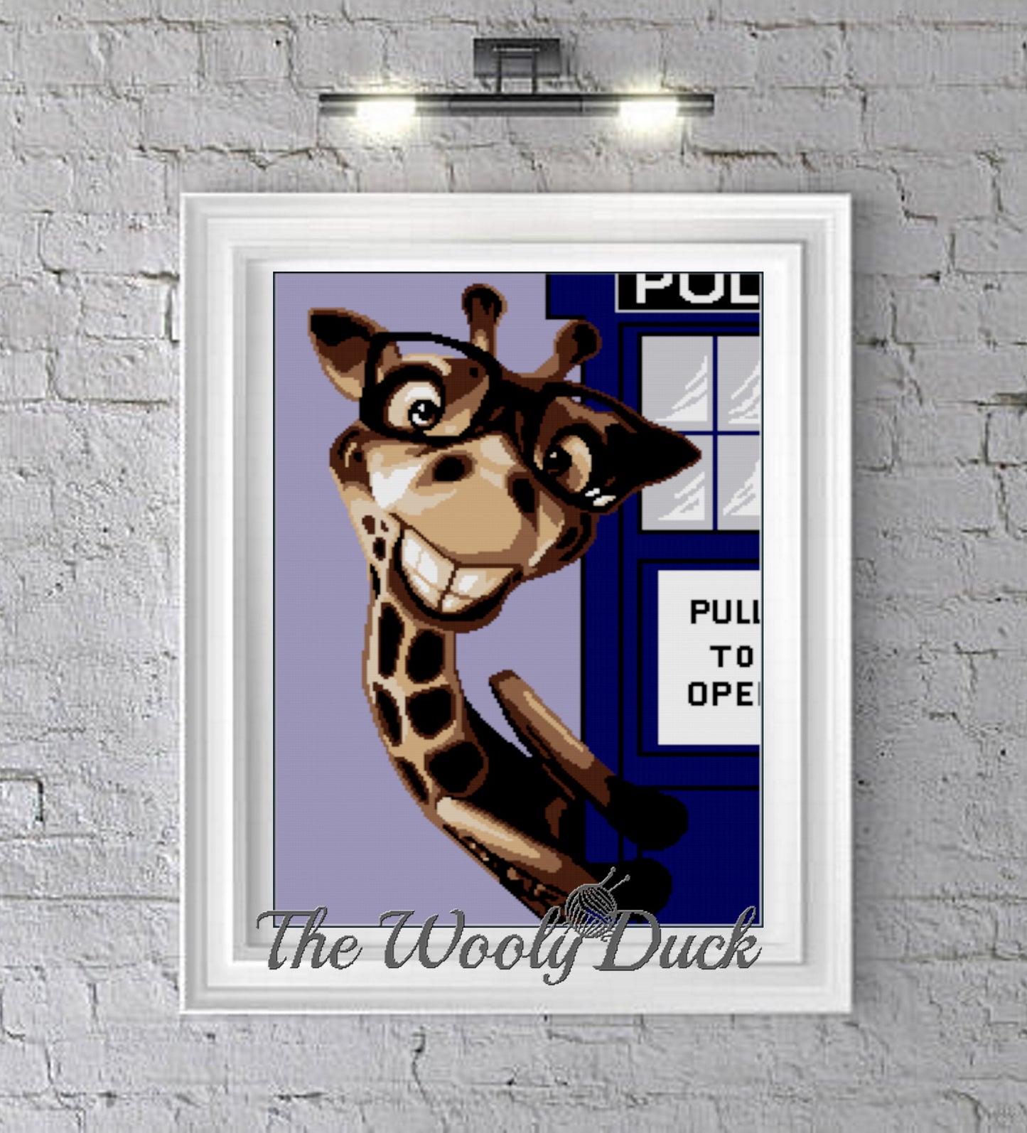 Drunk Giraffe Crochet Graphghan Pattern