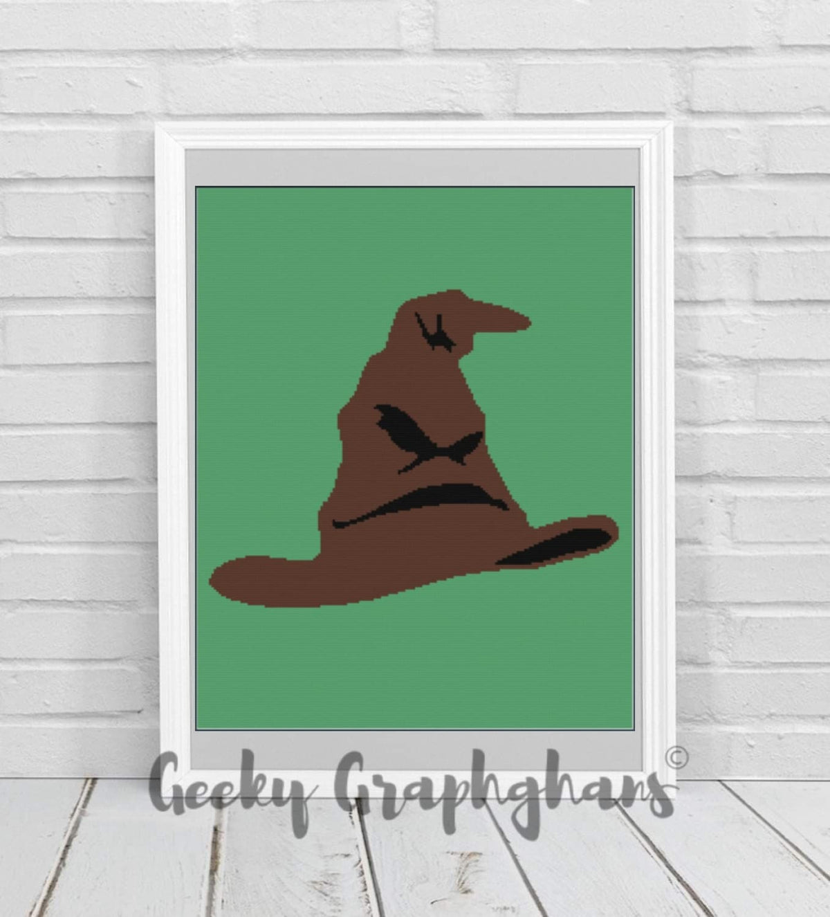 wizards hat sorting hat crochet graphghan pattern