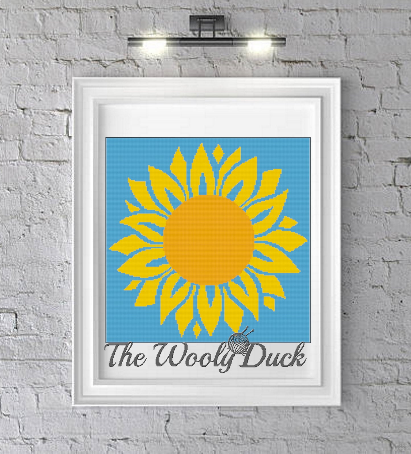 Sun Flower Crochet Graphghan Pattern