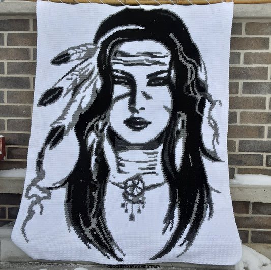 Cross Stitch Brave Graphghan Pattern