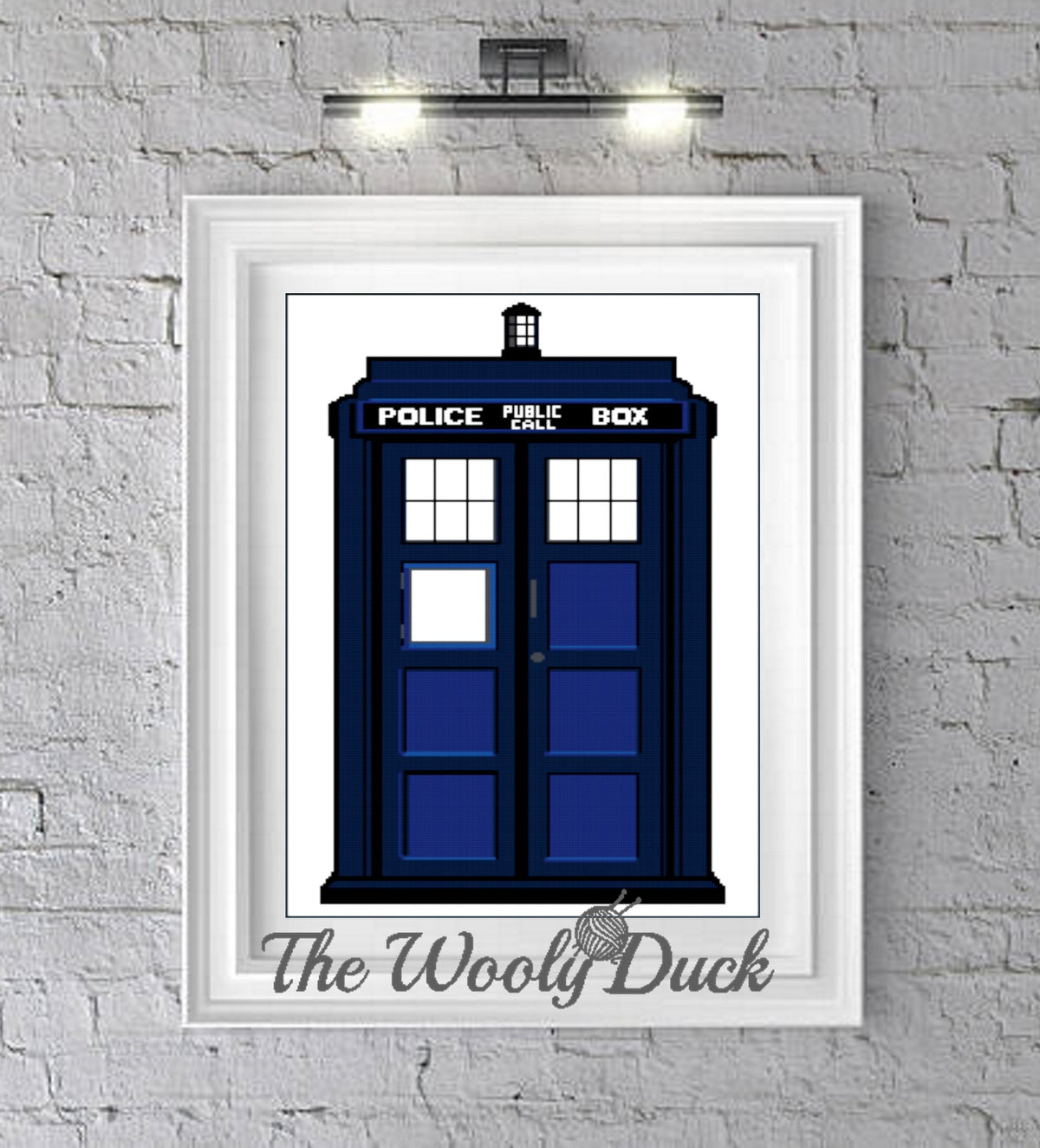 TARDIS Crochet Graphghan Pattern