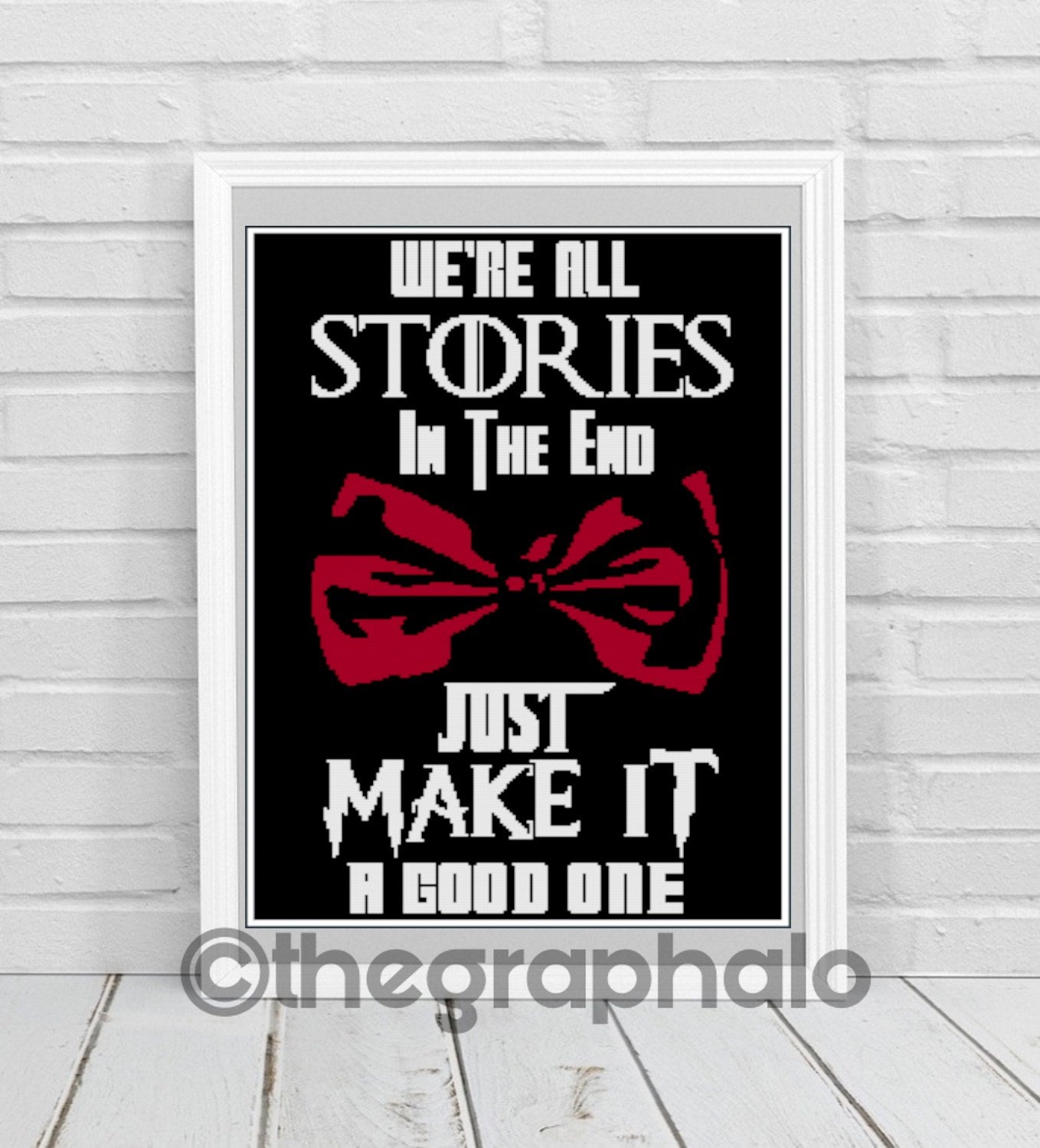 We're All Just Stories In The End Crochet Graphghan Pattern