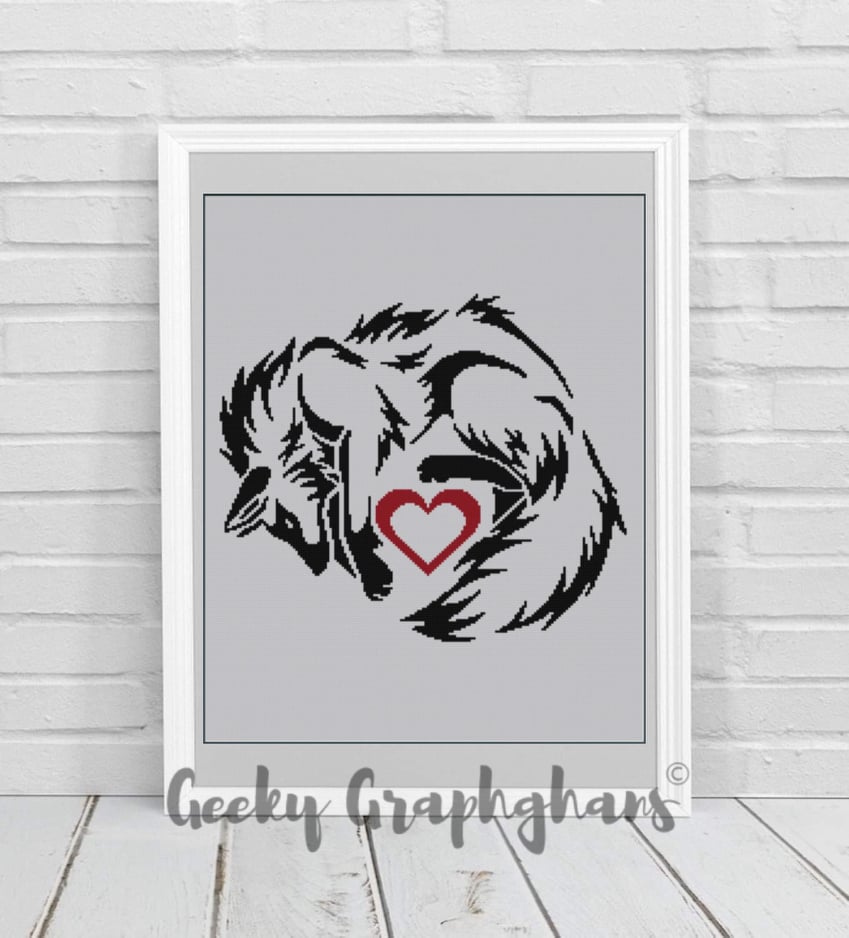 Wolf Love Crochet Graphghan Pattern