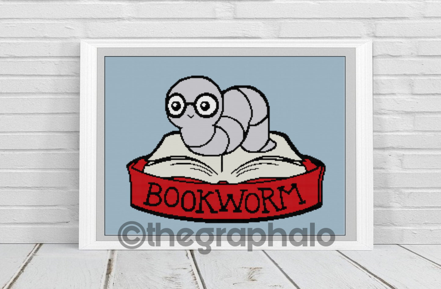 Book Worm Crochet Graphghan Pattern