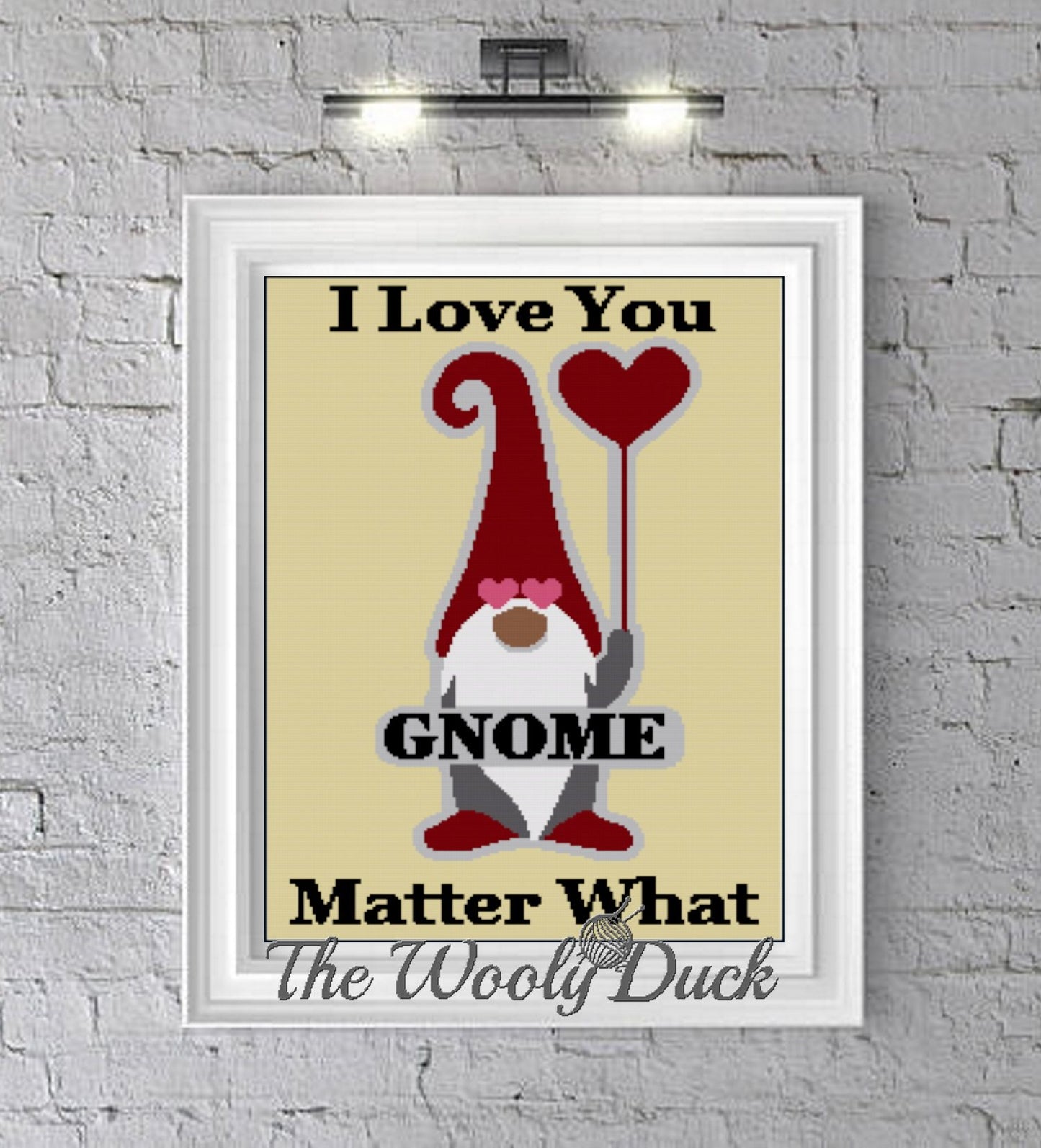 Gnome Matter What Crochet Graphghan Pattern SC 180 x 240