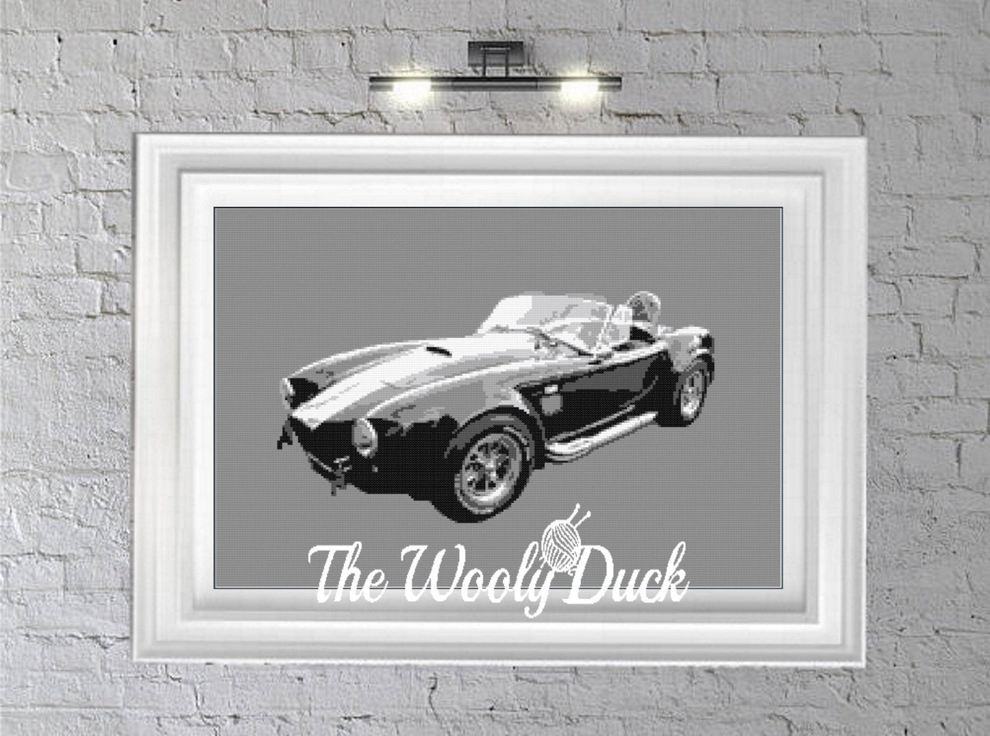 Car Enthusiasts 6 colours graphghan pattern for single crochet/cross stitch/ diamond painting