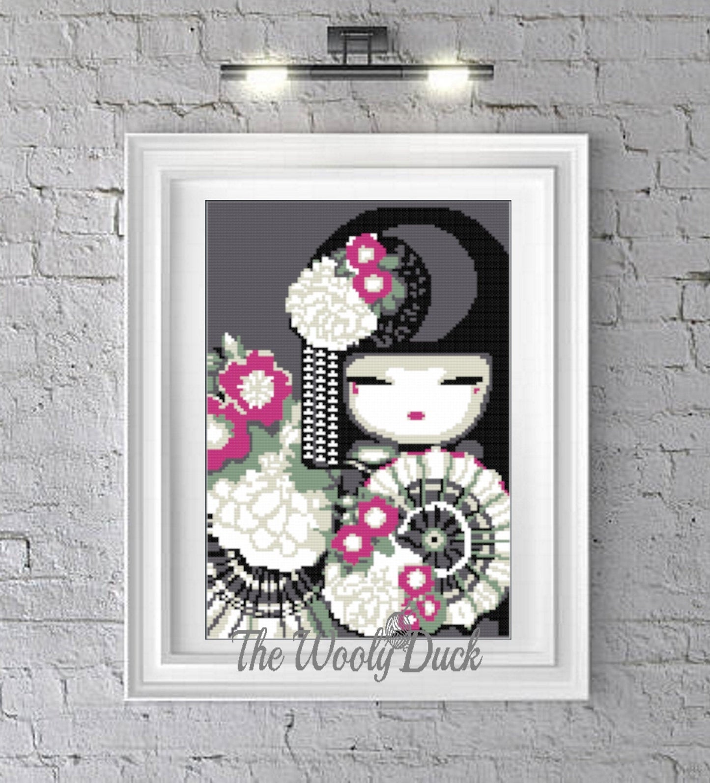 Oriental Pop Art Crochet Graphghan Pattern