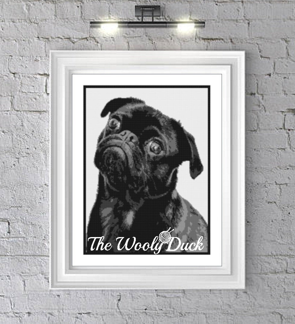 Pickle The Pug Crochet Graphghan Pattern