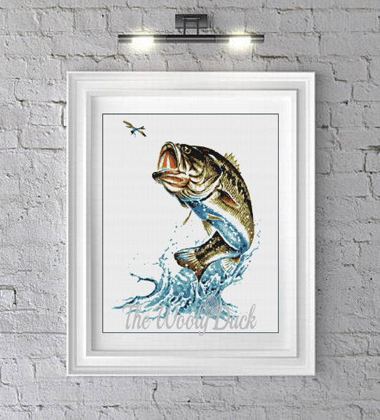 Sea Bass Cross Stitch Pattern