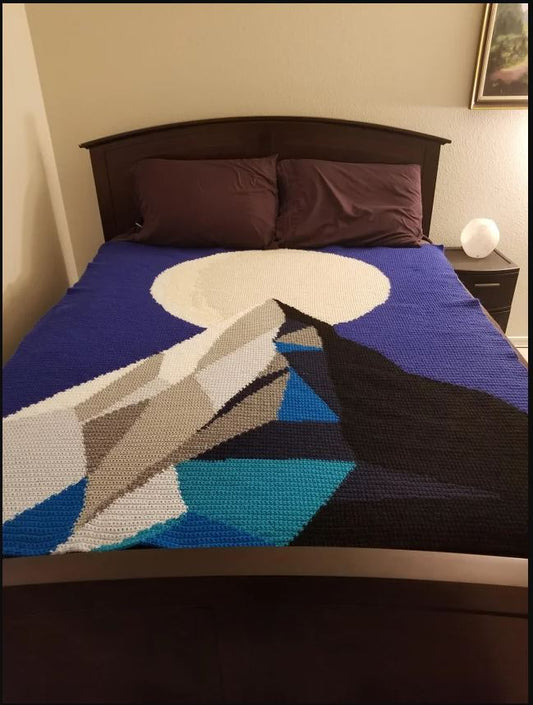 K2 Mountain Crochet Graphghan Pattern