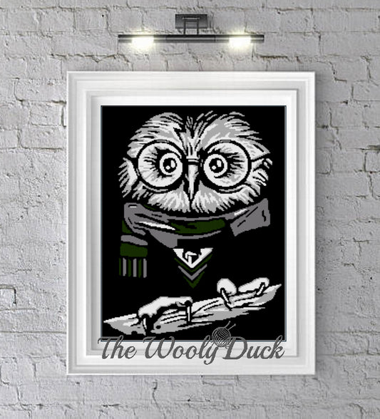 Bubo Owl Crochet Graphghan Pattern