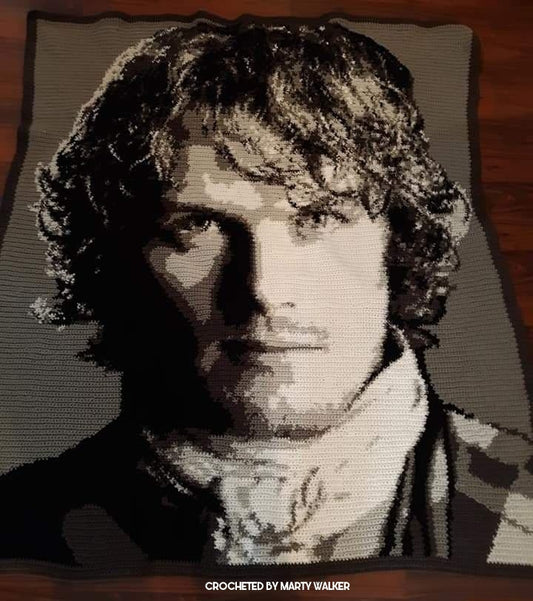 Sam Heughan Crochet Graphghan Pattern
