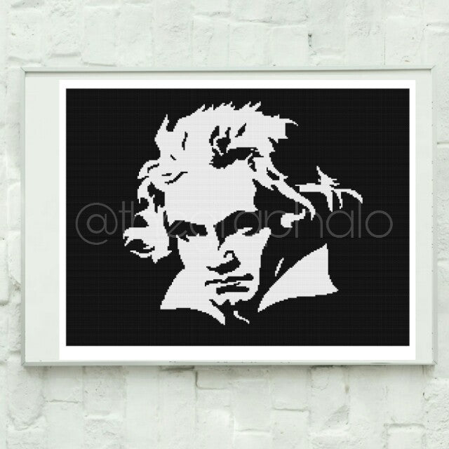 Beethoven Crochet Graphghan Pattern