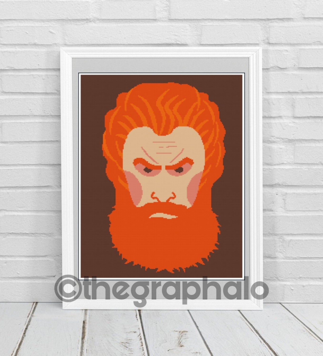 Tormund Giantsbane Crochet Pattern SC 180 x 240