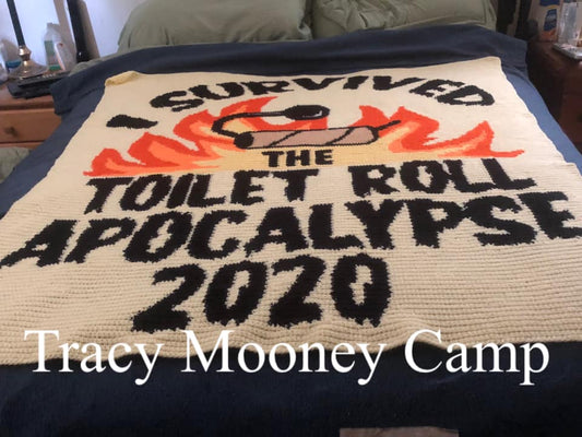 Toilet Paper Apocalypse crochet graphghan pattern