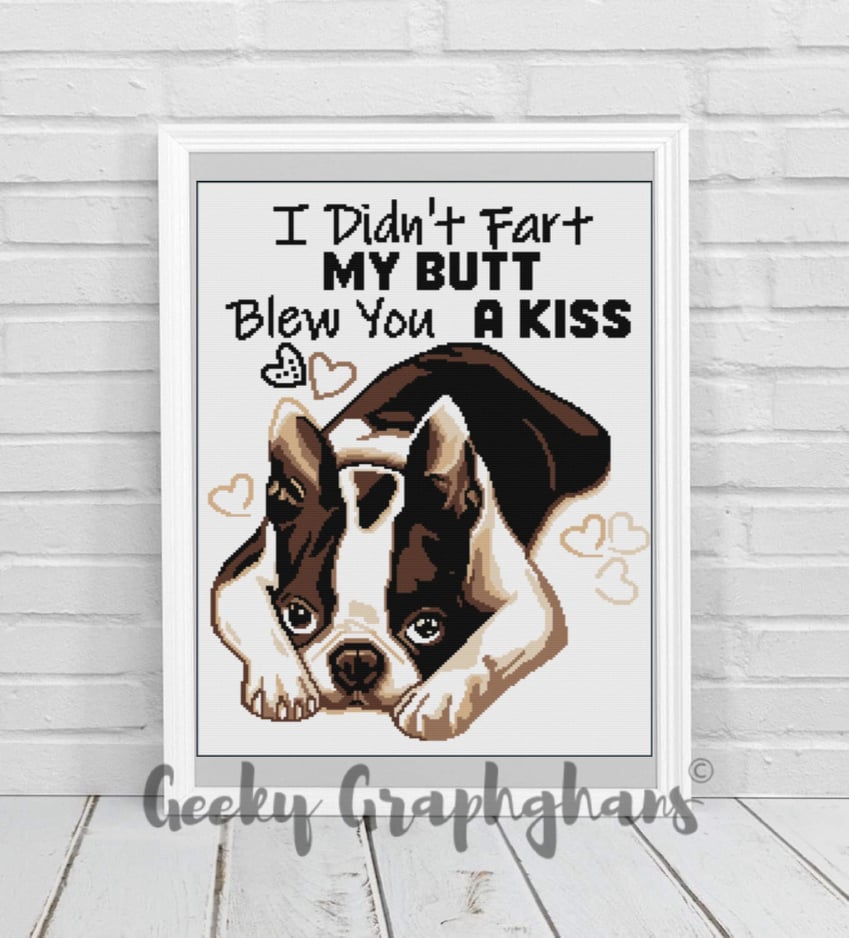 Cross Stitch Wasn't Me Graphghan Pattern